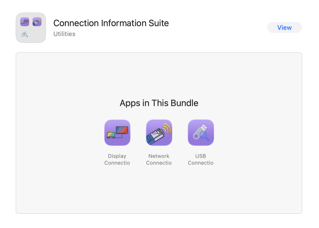 Connection Info Suite Preview